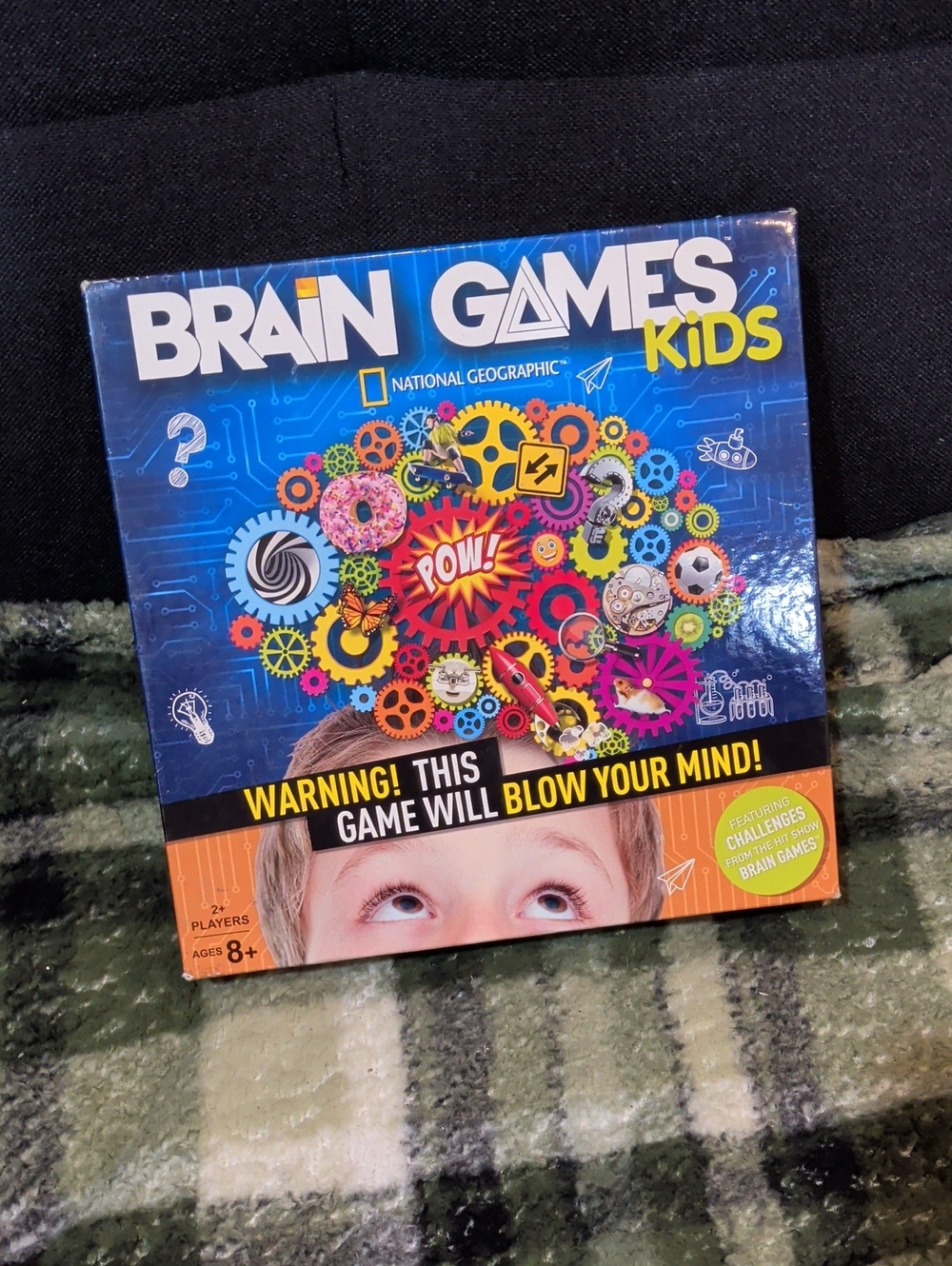 National Geographic Brain Games Kids Board Game - Blue & Yellow